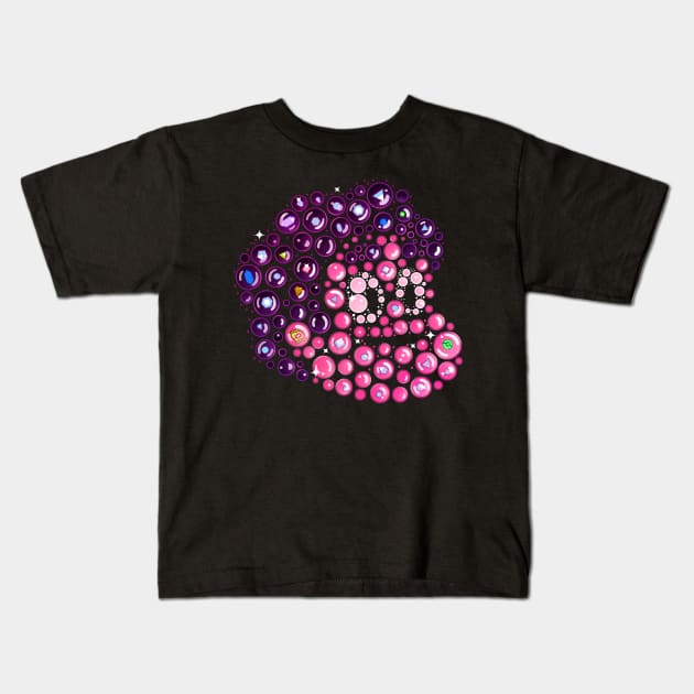 Bubbly Personality Kids T-Shirt by stevenlefcourt
